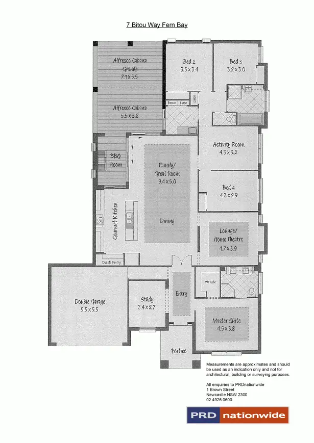 Floorplan of Homely house listing, 7 Bitou Way, Fern Bay NSW 2295