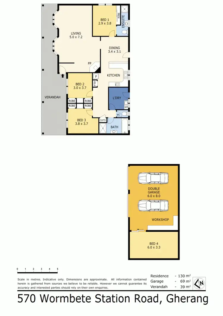 Floorplan of Homely rural property listing, 570 Wormbete Station Road, Gherang VIC 3240