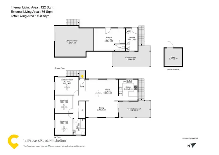 Floorplan of Homely house listing, 141 Frasers Road, Mitchelton QLD 4053