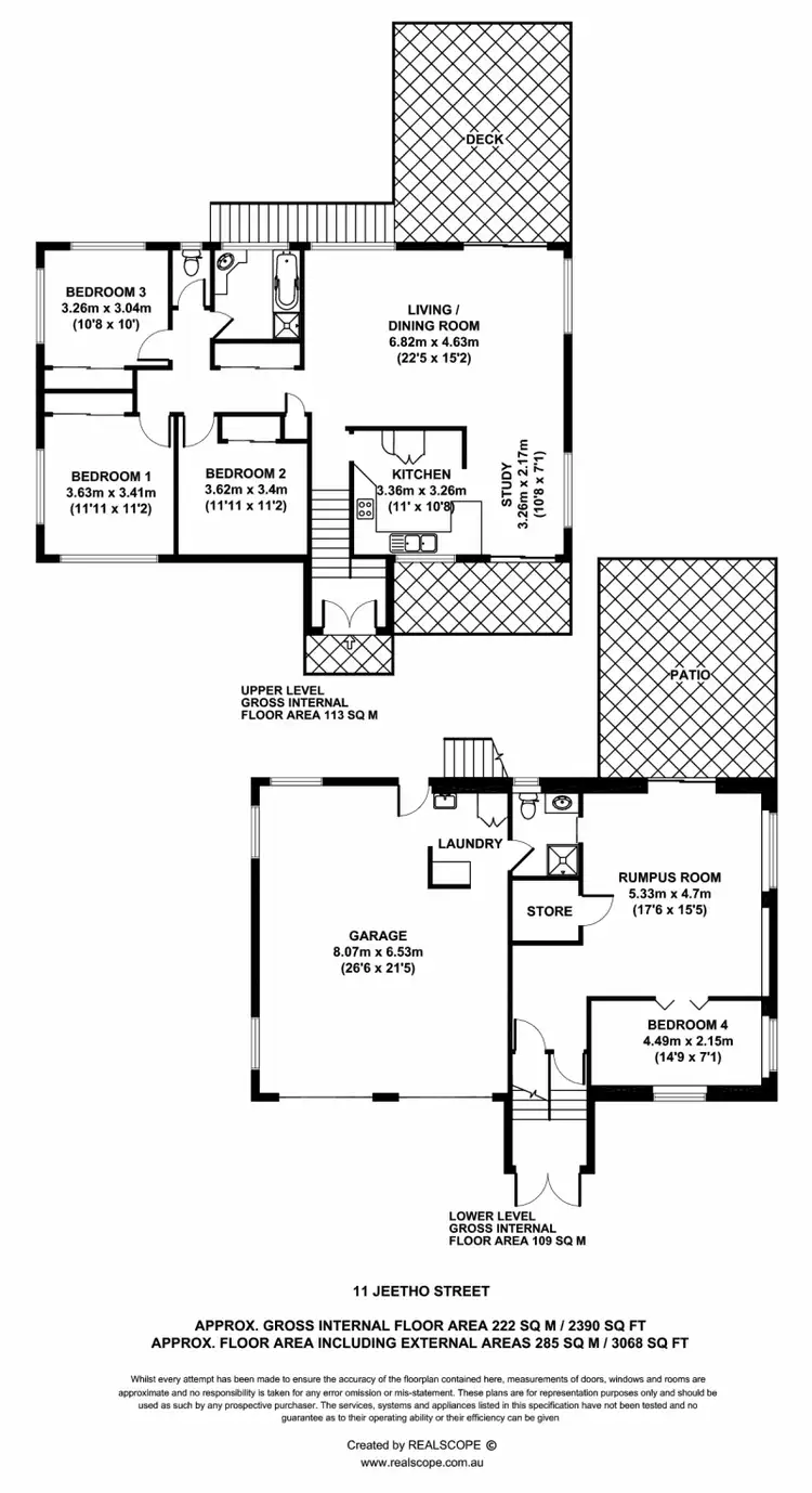 Floorplan of Homely house listing, 11 Jeetho Street, Jindalee QLD 4074