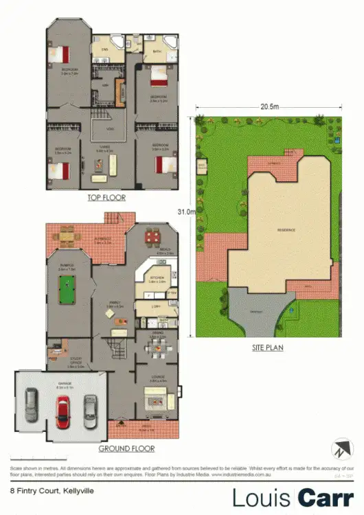 Floorplan of Homely house listing, 8 Fintry Court, Kellyville NSW 2155