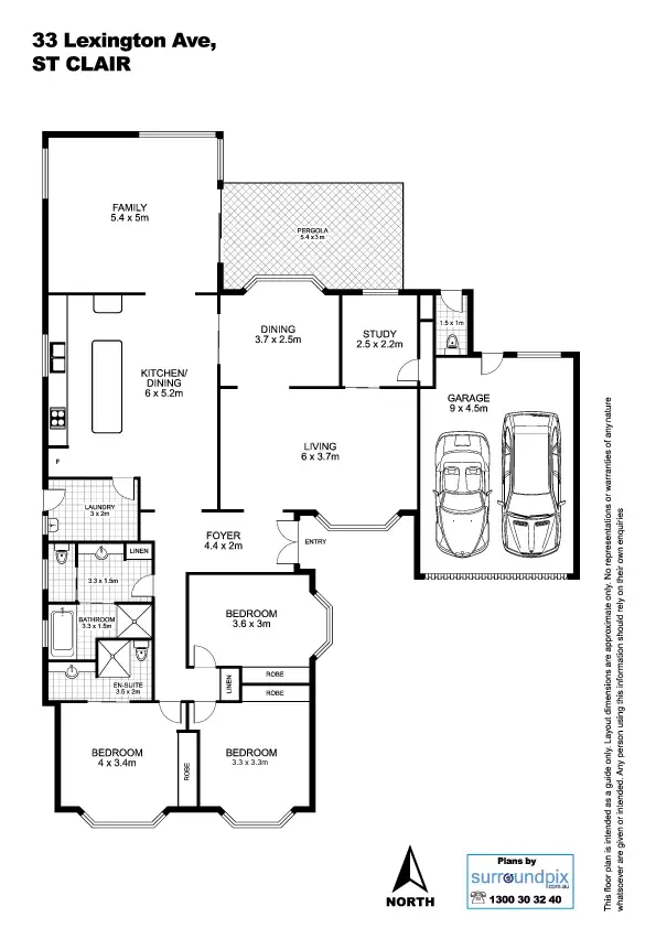 Floorplan of Homely house listing, 33 Lexington Avenue, St Clair NSW 2759