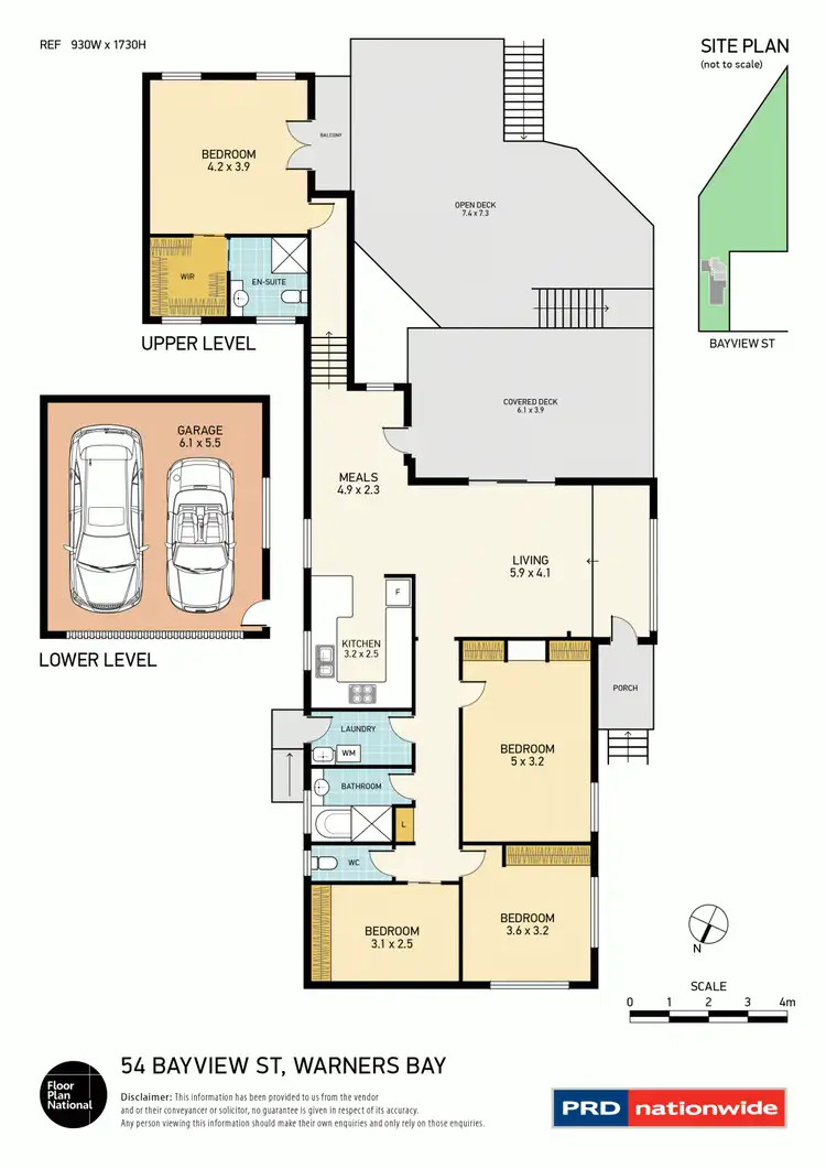 Floorplan of Homely house listing, 54 Bayview Street, Warners Bay NSW 2282