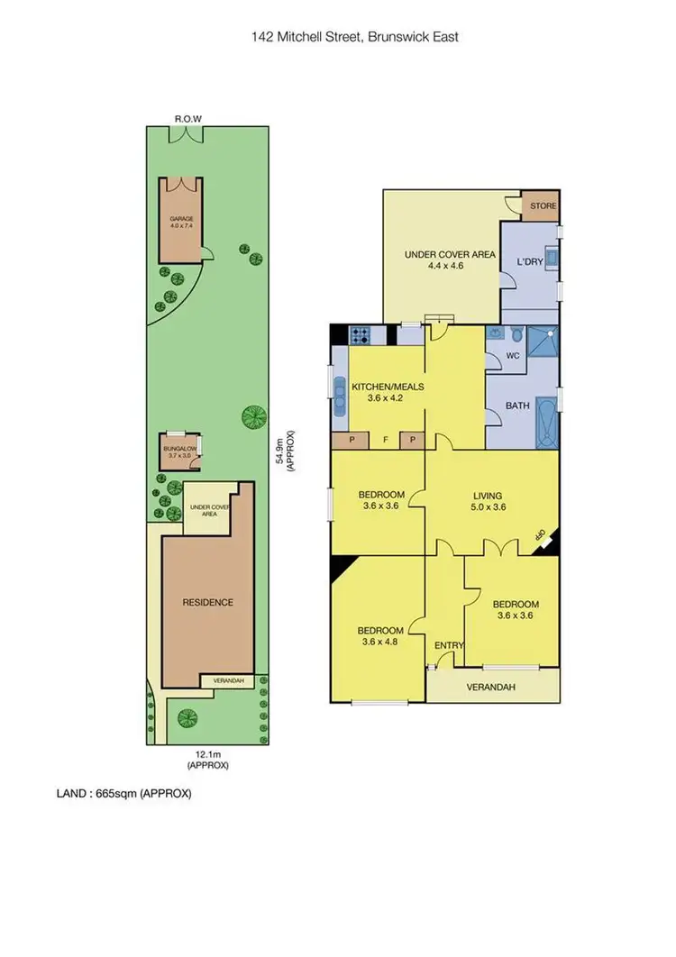 Floorplan of Homely house listing, 142 Mitchell Street, Brunswick East VIC 3057