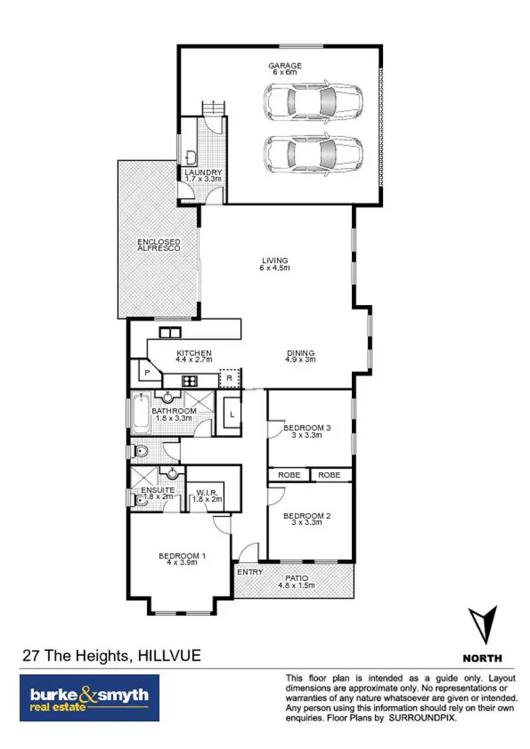 Floorplan of Homely house listing, 27 The Heights North, Tamworth NSW 2340