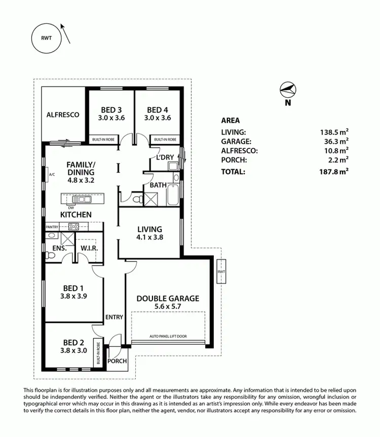 Floorplan of Homely house listing, 21 Barker Road, Mount Barker SA 5251