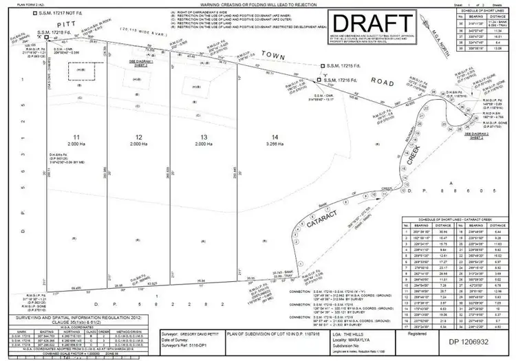 Floorplan of Homely land listing, Lot 12 322 Pitt Town Road, Maraylya NSW 2765