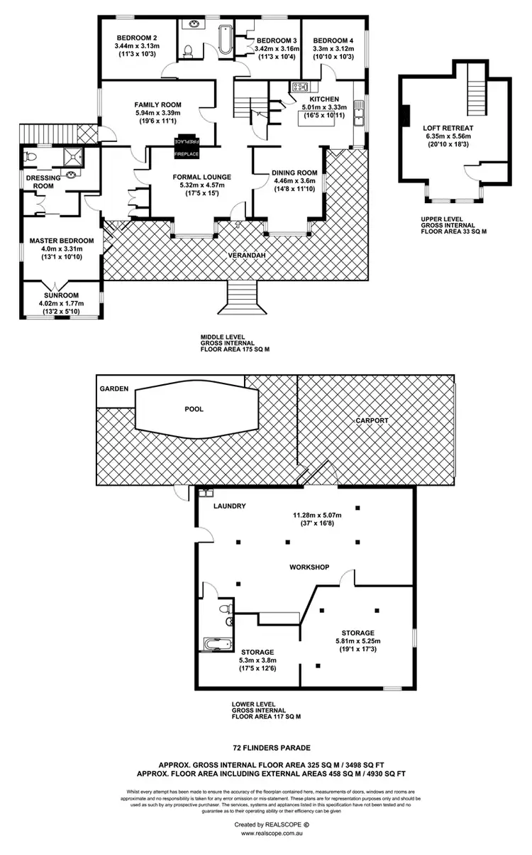 Floorplan of Homely house listing, 72 Flinders Parade, Sandgate QLD 4017