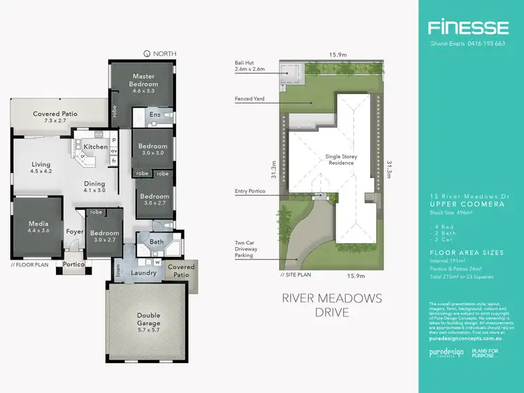Floorplan of Homely house listing, 15 River Meadows Dr, Upper Coomera QLD 4209