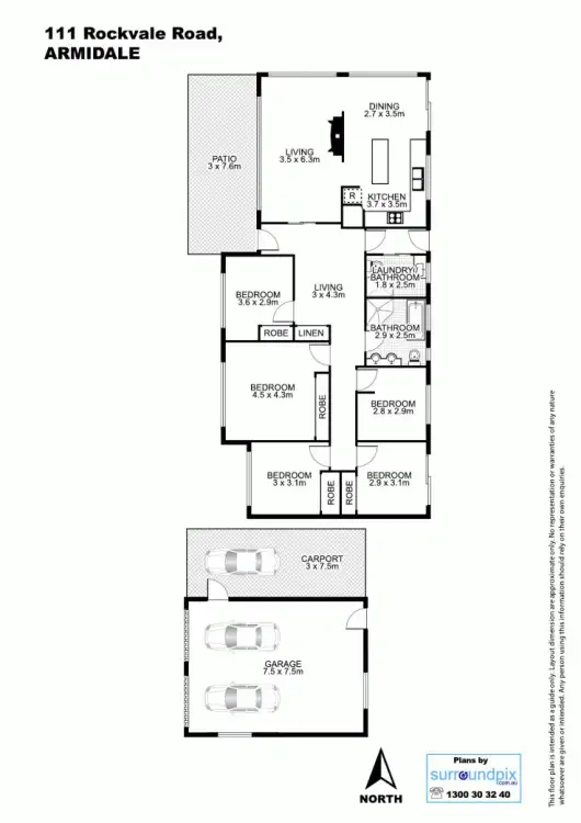 Floorplan of Homely house listing, 111 Rockvale Rd, Armidale NSW 2350