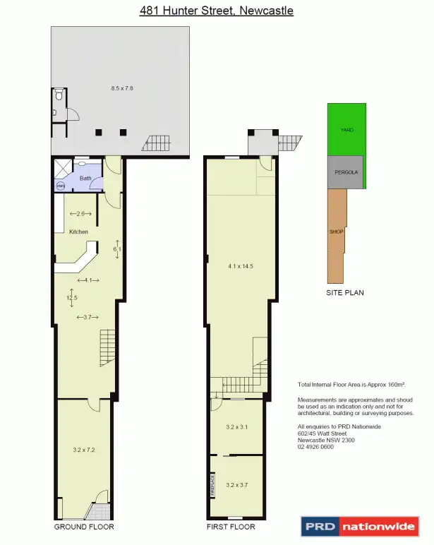 Floorplan of Homely house listing, 481 Hunter Street, Newcastle NSW 2300