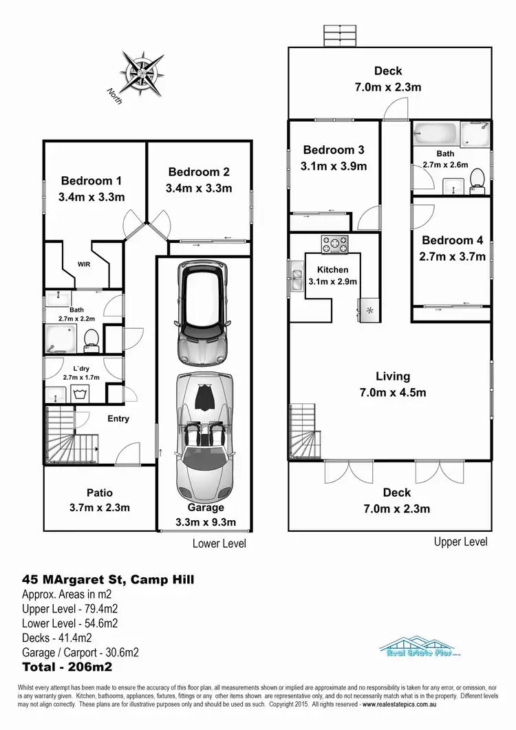 Floorplan of Homely house listing, 45 Margaret Street, Camp Hill QLD 4152