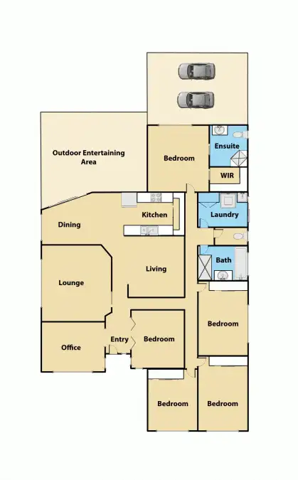 Floorplan of Homely house listing, 60 Carnarvon Drive, Beerwah QLD 4519