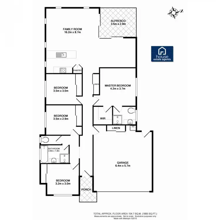 Floorplan of Homely house listing, 5 Lexi Street, Glenvale QLD 4350