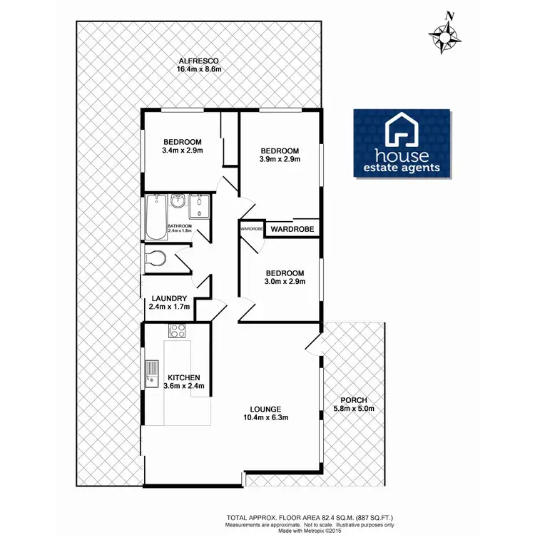 Floorplan of Homely house listing, 22 Bruntnell Street, Kearneys Spring QLD 4350