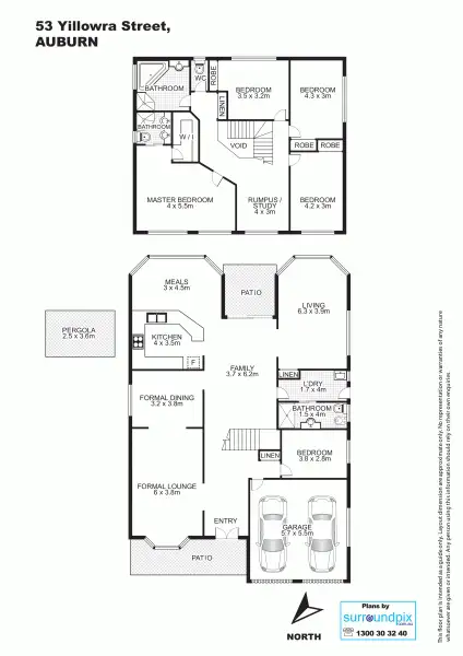 Floorplan of Homely house listing, 53 Yillowra St, Auburn NSW 2144