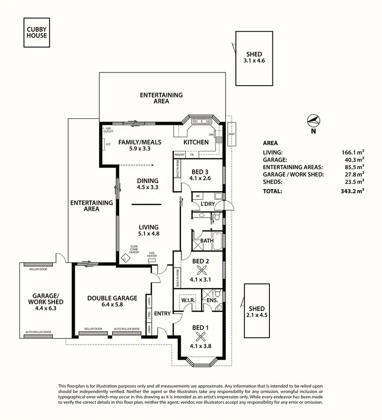 Floorplan of Homely house listing, 8 Marston Court, Mount Barker SA 5251