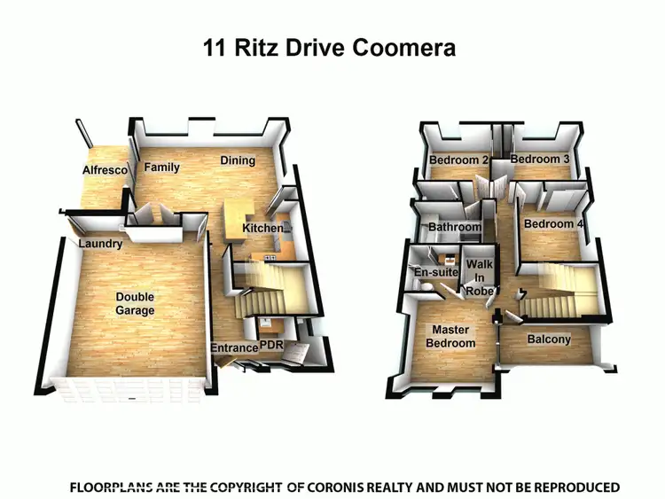 Floorplan of Homely house listing, 11 Ritz Drive, Coomera QLD 4209