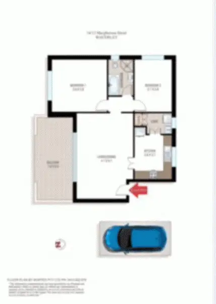 Floorplan of Homely unit listing, 14/13 Macpherson Street, Waverley NSW 2024