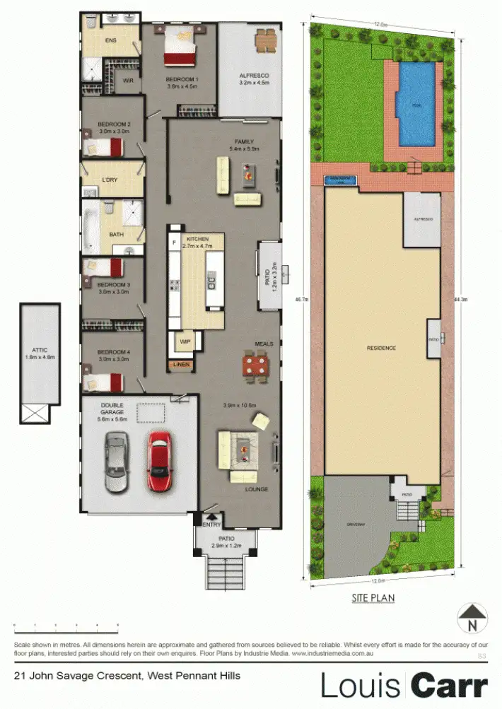 Floorplan of Homely house listing, 21 John Savage Crescent, West Pennant Hills NSW 2125