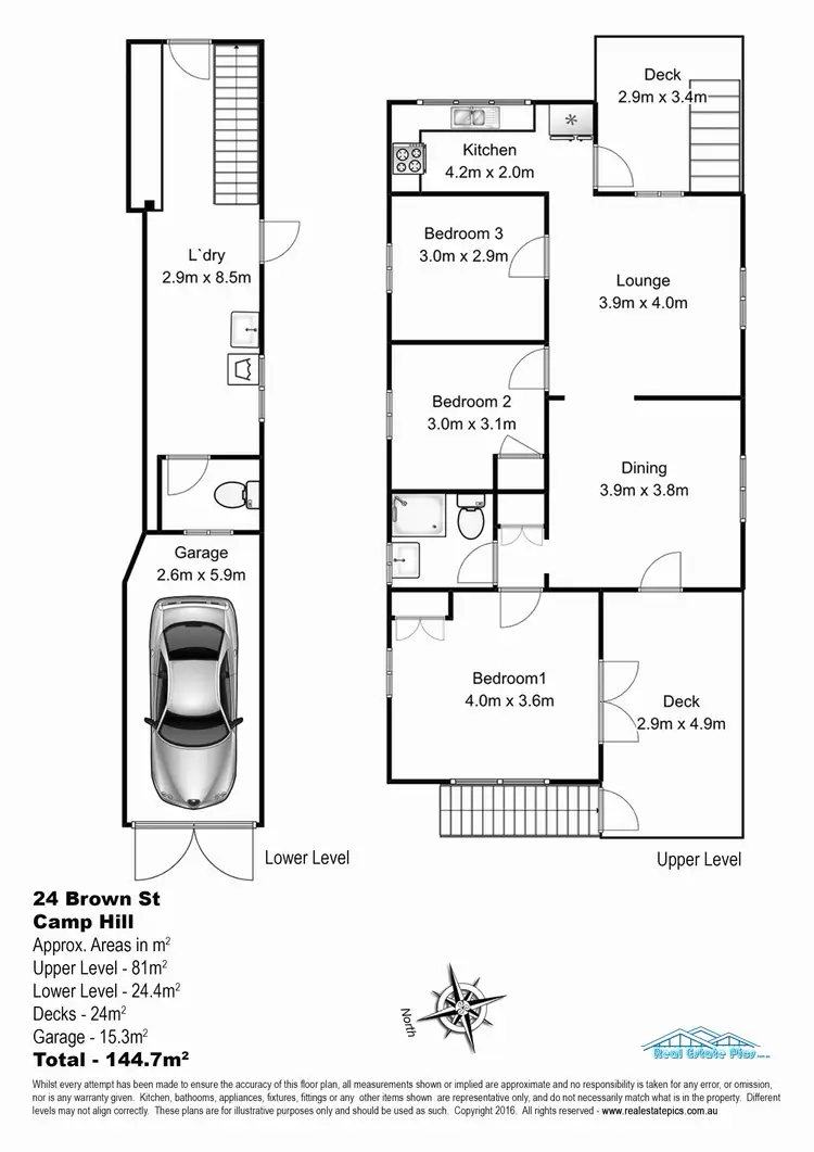 Floorplan of Homely house listing, 24 Brown Street, Camp Hill QLD 4152