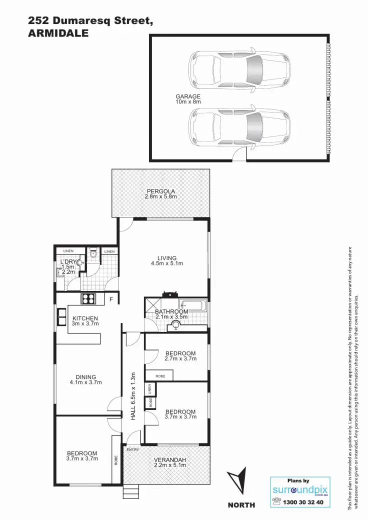 Floorplan of Homely house listing, 252 Dumaresq Street, Armidale NSW 2350