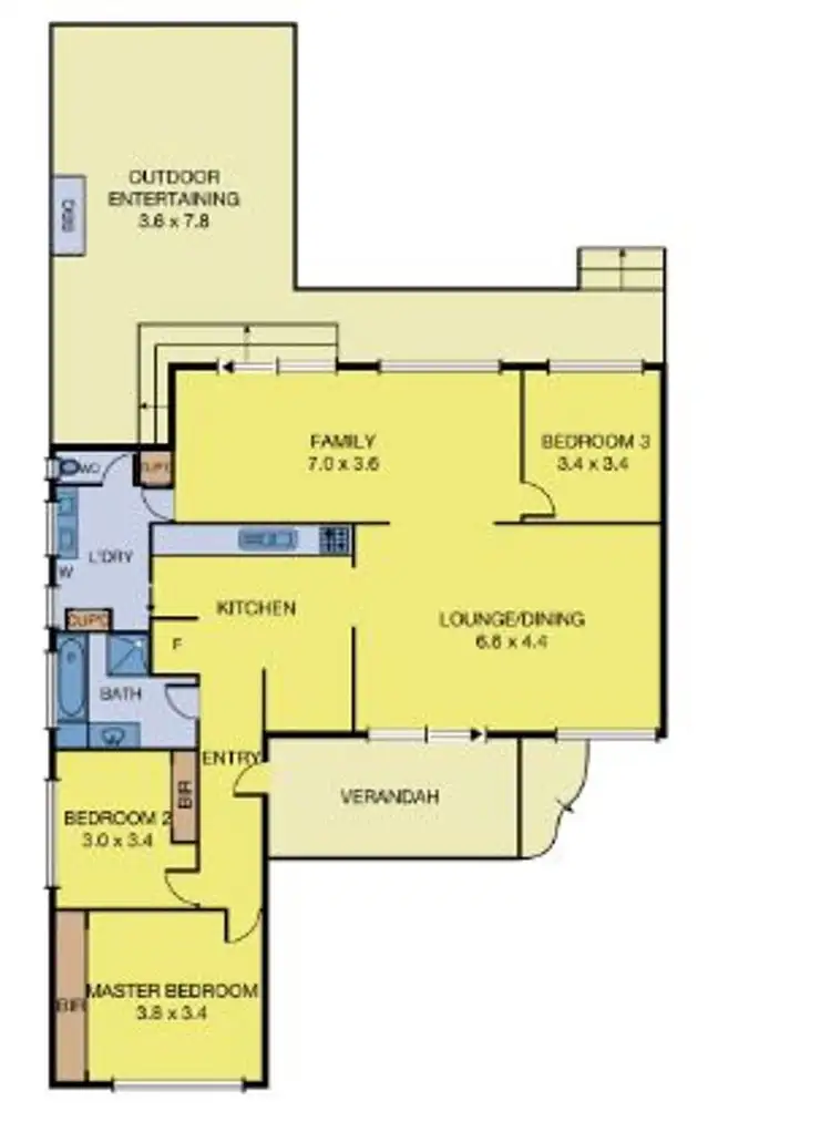 Floorplan of Homely house listing, 121 Middle Street, Hadfield VIC 3046