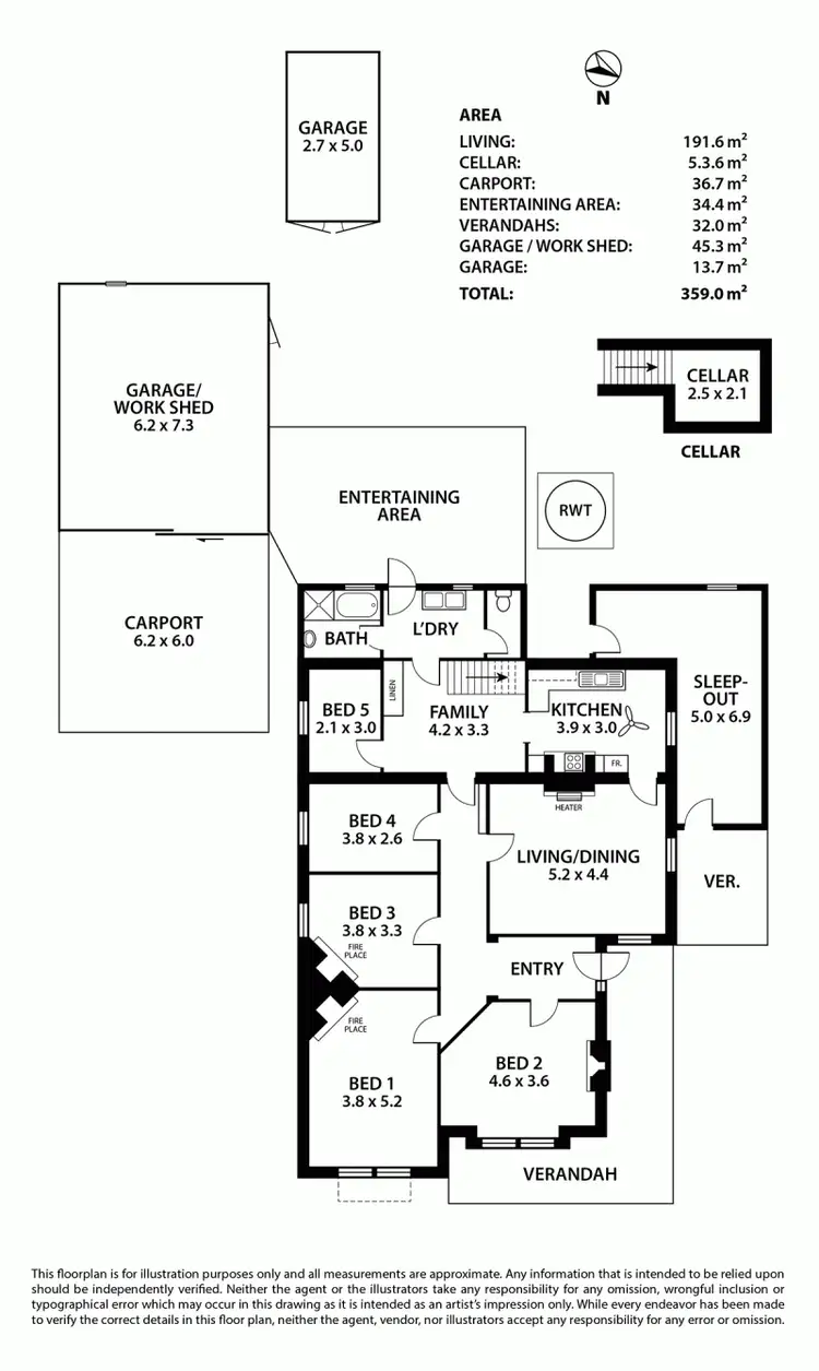Floorplan of Homely house listing, 41 West Terrace, Strathalbyn SA 5255