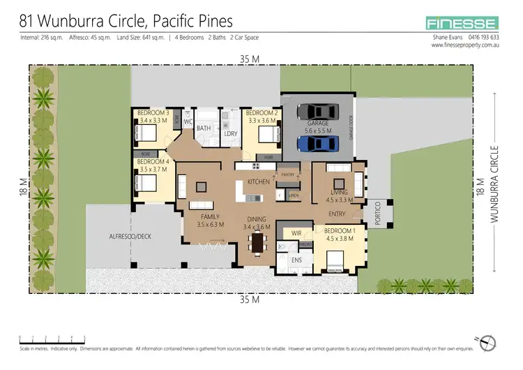 Floorplan of Homely house listing, 81 Wunburra Circle, Pacific Pines QLD 4211