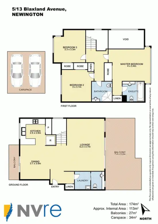 Floorplan of Homely unit listing, 5/13 Blaxland Avenue, Newington NSW 2127