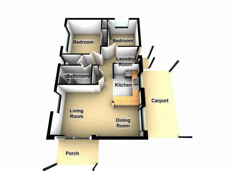 Floorplan of Homely villa listing, 47 Cedar Drive, Stapylton QLD 4207
