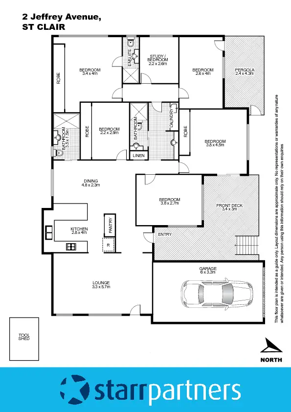 Floorplan of Homely house listing, 2 Jeffrey Avenue, St Clair NSW 2759