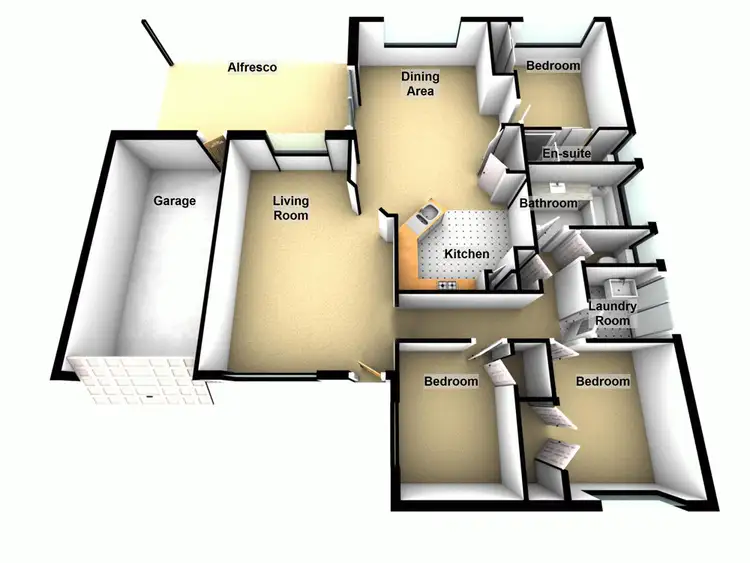 Floorplan of Homely house listing, 61 Saraband Drive, Eatons Hill QLD 4037