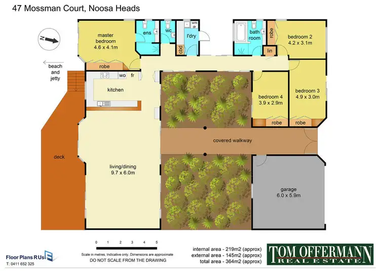 Floorplan of Homely house listing, 47 Mossman Ct, Noosa Heads QLD 4567