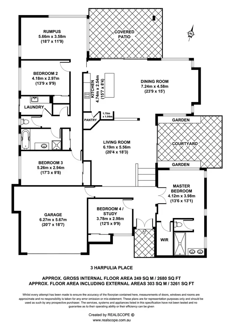 Floorplan of Homely house listing, 3 Harpulia Place, Seventeen Mile Rocks QLD 4073