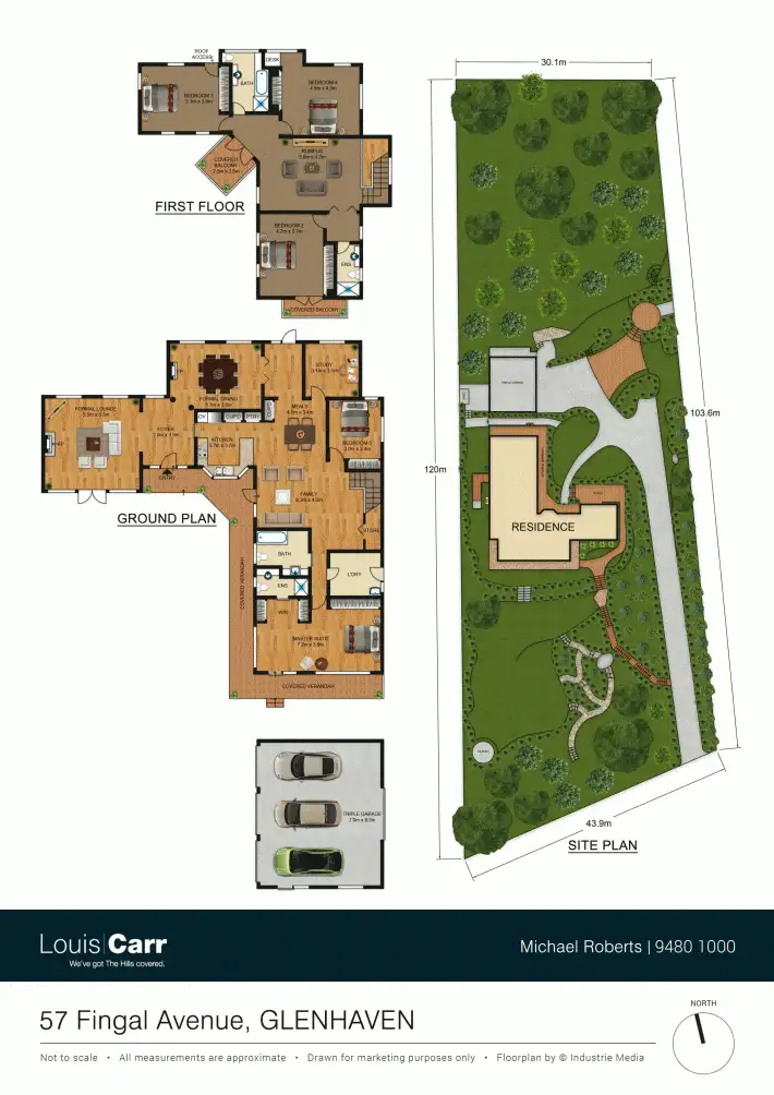 Floorplan of Homely house listing, 57 Fingal Avenue, Glenhaven NSW 2156