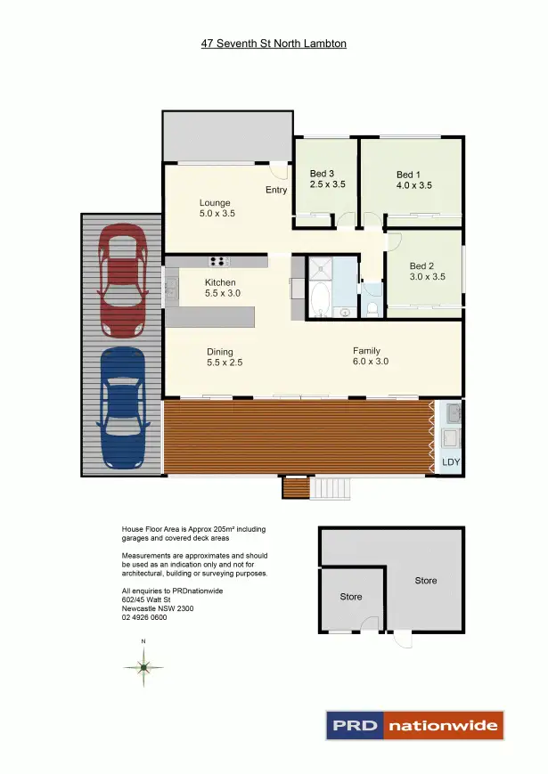 Floorplan of Homely house listing, 47 Seventh Street, North Lambton NSW 2299