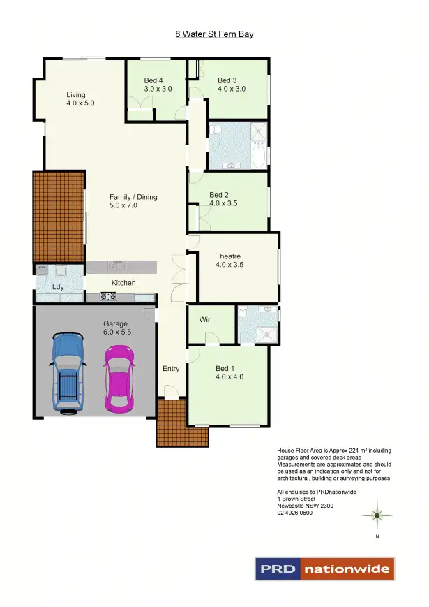 Floorplan of Homely house listing, 8 Water Street, Fern Bay NSW 2295