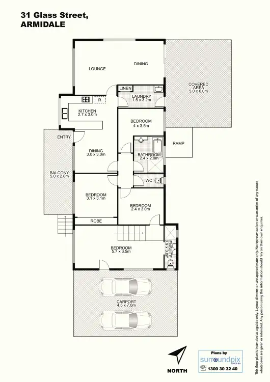 Floorplan of Homely house listing, 31 Glass St, Armidale NSW 2350