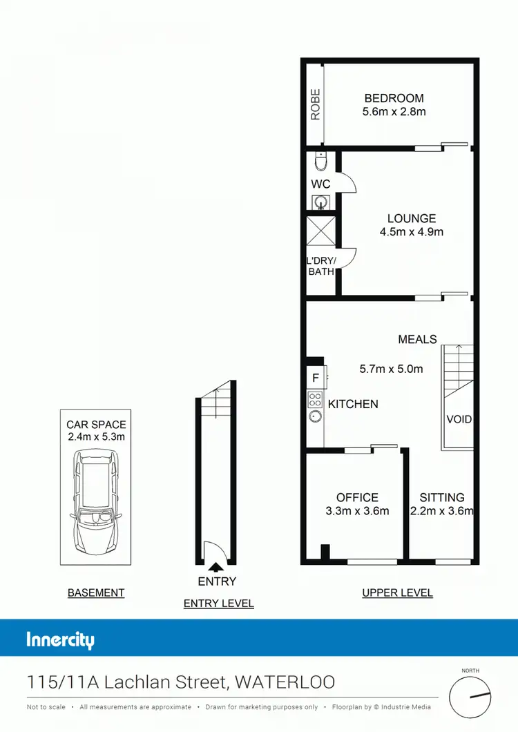 Floorplan of Homely apartment listing, 115/11A Lachlan St, Waterloo NSW 2017