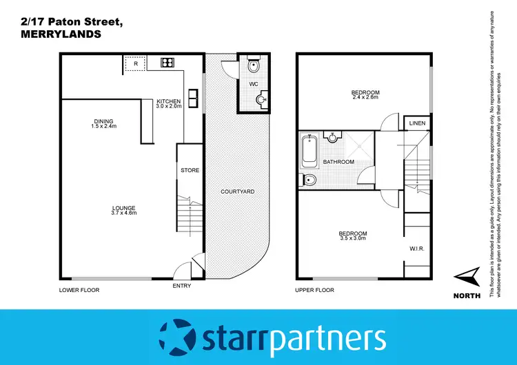Floorplan of Homely unit listing, 2/17 Paton Street, Merrylands NSW 2160