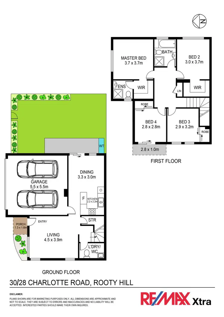 Floorplan of Homely house listing, 30/28 Charlotte Road, Rooty Hill NSW 2766