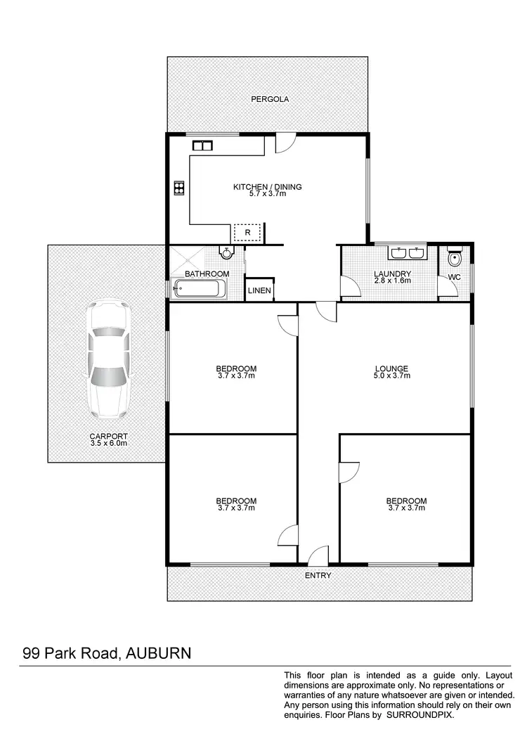 Floorplan of Homely house listing, 99 Park Rd, Auburn NSW 2144