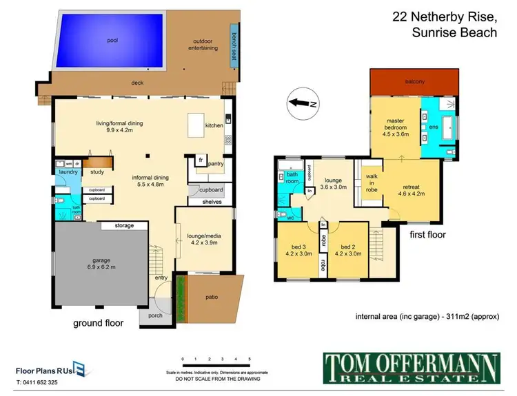 Floorplan of Homely house listing, 22 Netherby Rise, Sunrise Beach QLD 4567