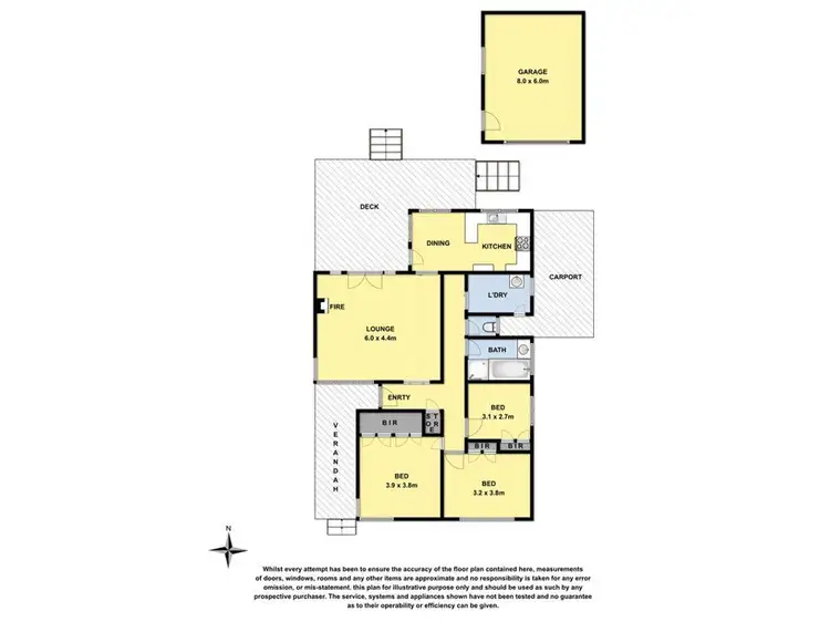 Floorplan of Homely house listing, 45 Tulloh Street, Elliminyt VIC 3250