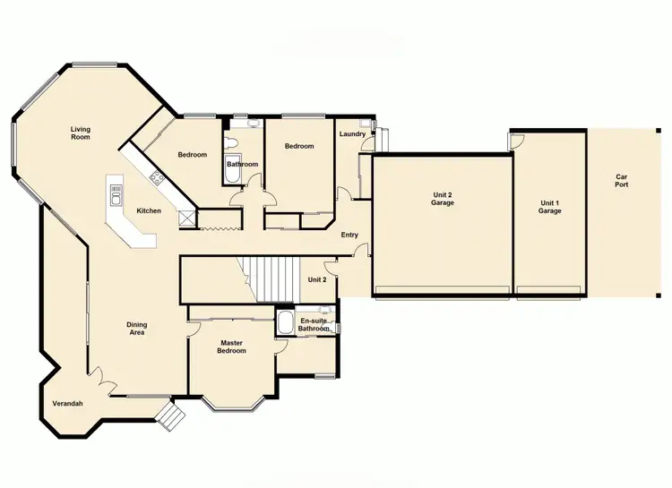 Floorplan of Homely unit listing, 1/7a Bayview Terrace, Clontarf QLD 4019