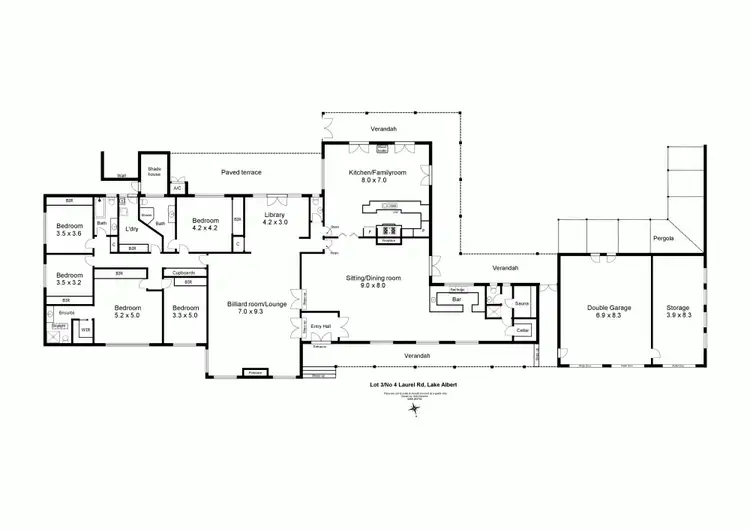 Floorplan of Homely rural property listing, 4 Laurel Road, Wagga Wagga NSW 2650