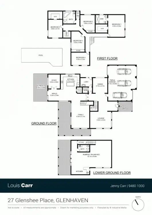 Floorplan of Homely house listing, 27 Glenshee Place, Glenhaven NSW 2156