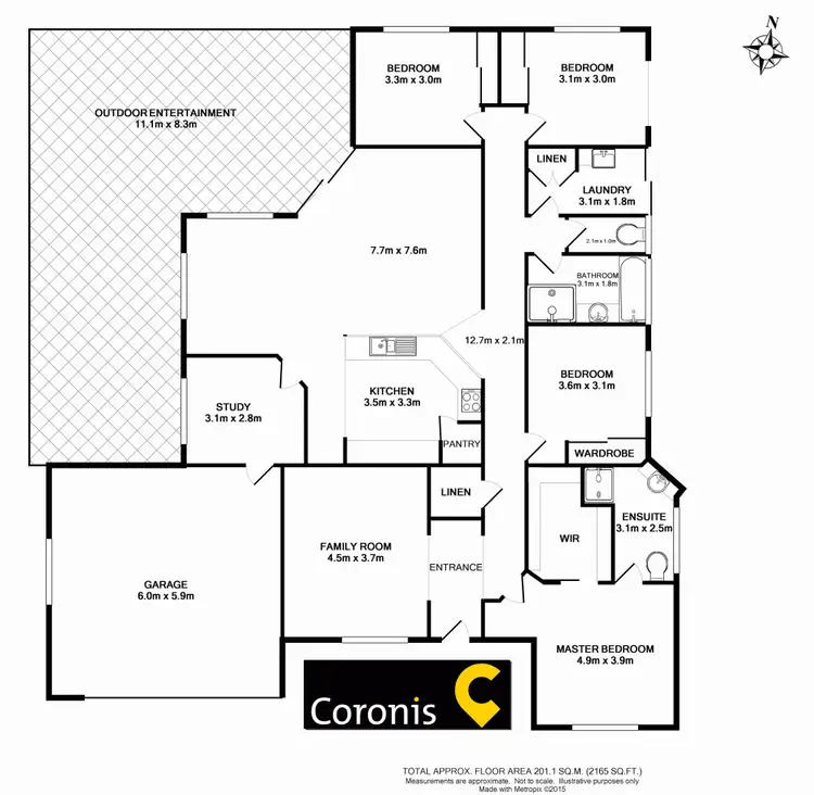 Floorplan of Homely house listing, 20 Kimdon Crescent, Highfields QLD 4352