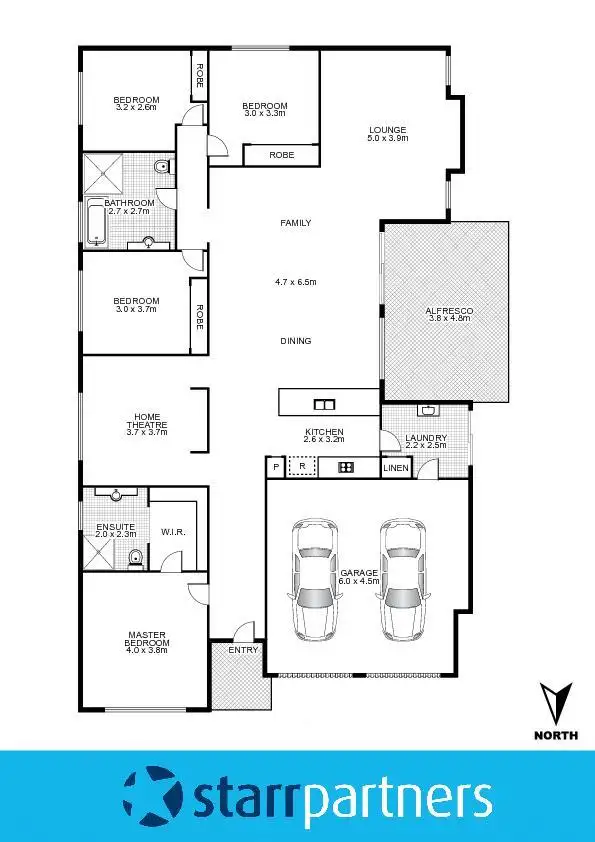 Floorplan of Homely house listing, 304 Caddens Road, Claremont Meadows NSW 2747